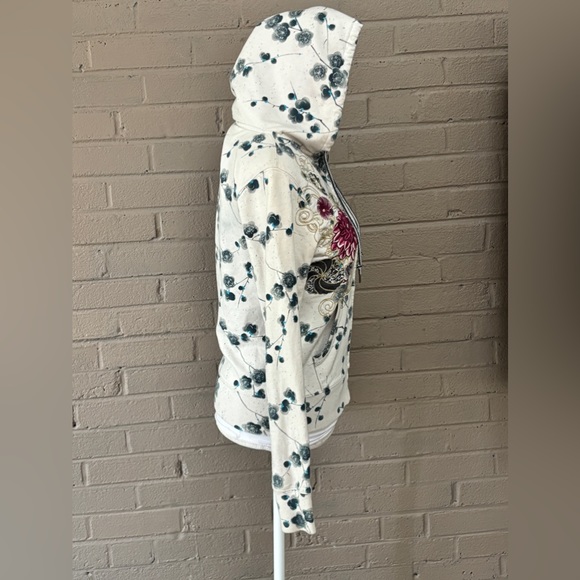 Lucky vintage zip front hoodie S - Picture 8 of 16